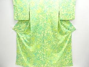 花模様小紋着物